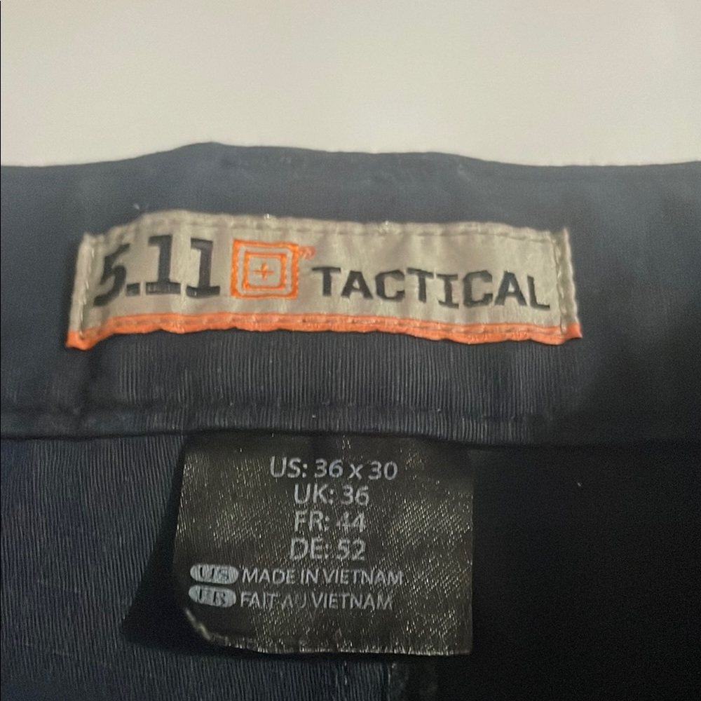 5.11 Tactical Men's Navy Cargo Pants - Picture 2 of 9